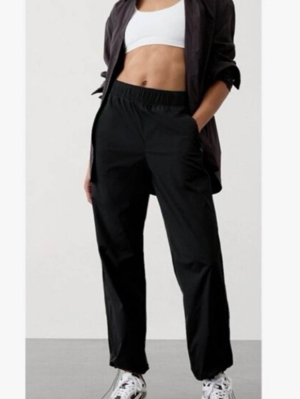 Athleta Rise Pants Black Size Medium Tall